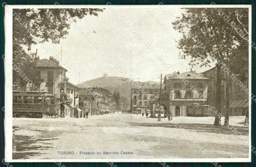Torino Città Piazzale Ex Barriera Casale Tram cartolina MZ9479 – fronte