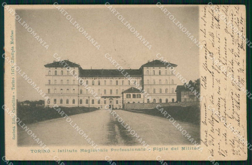 Torino Città Istituto Professionale Figlie Militari cartolina MZ9487 – fronte