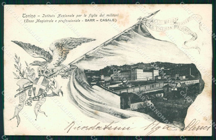 Torino Città Istituto Figlie Militari Barriera Casale cartolina MZ9488 – fronte