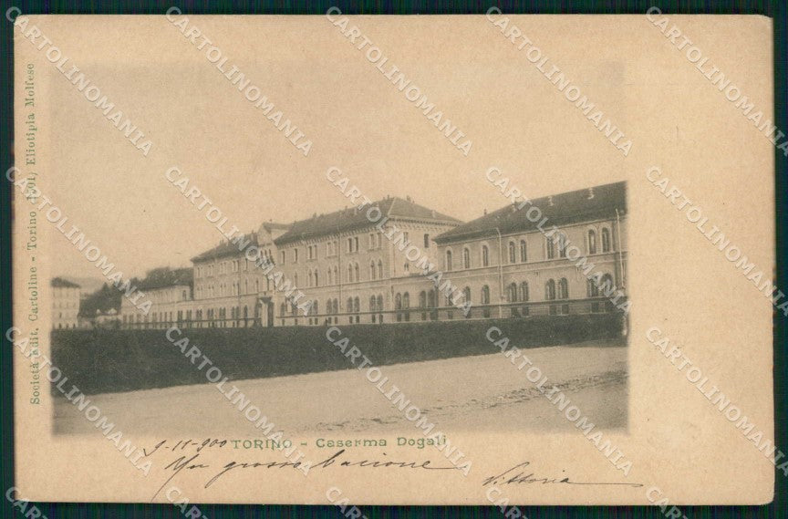 Torino Città Caserma Dogali Genio Minatori 5° Regg. cartolina MZ9495 – fronte