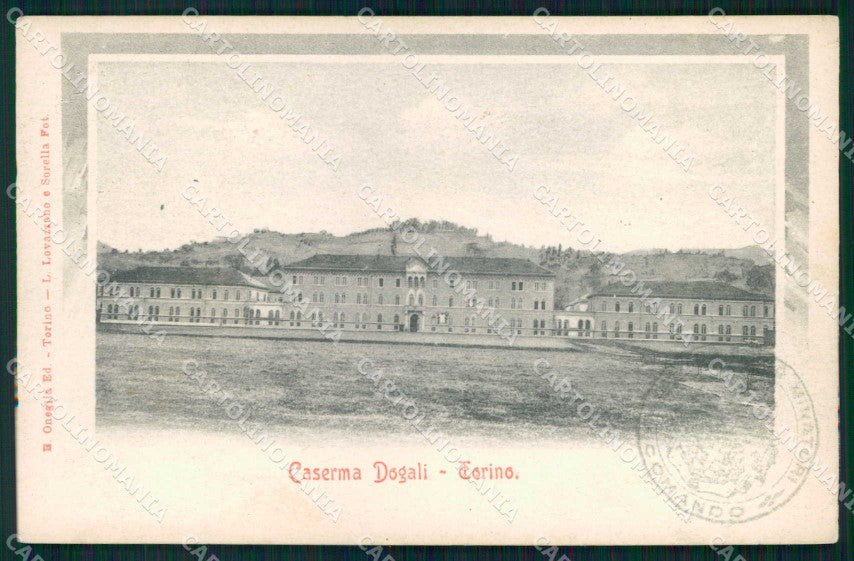 Torino Città Caserma Dogali Genio Minatori 5° Regg. cartolina MZ9496 – fronte