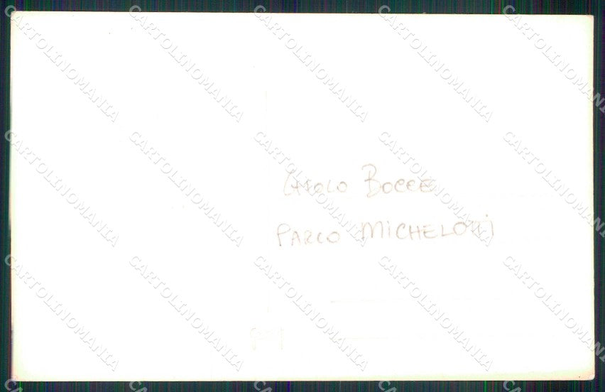 Torino Città Parco Michelotti Gioco Bocce Foto cartolina MZ9502 – retro