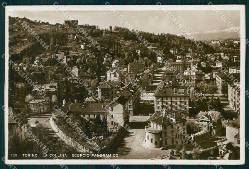 Torino Città Collina Scorcio Panoramico Foto cartolina MZ9503 – fronte