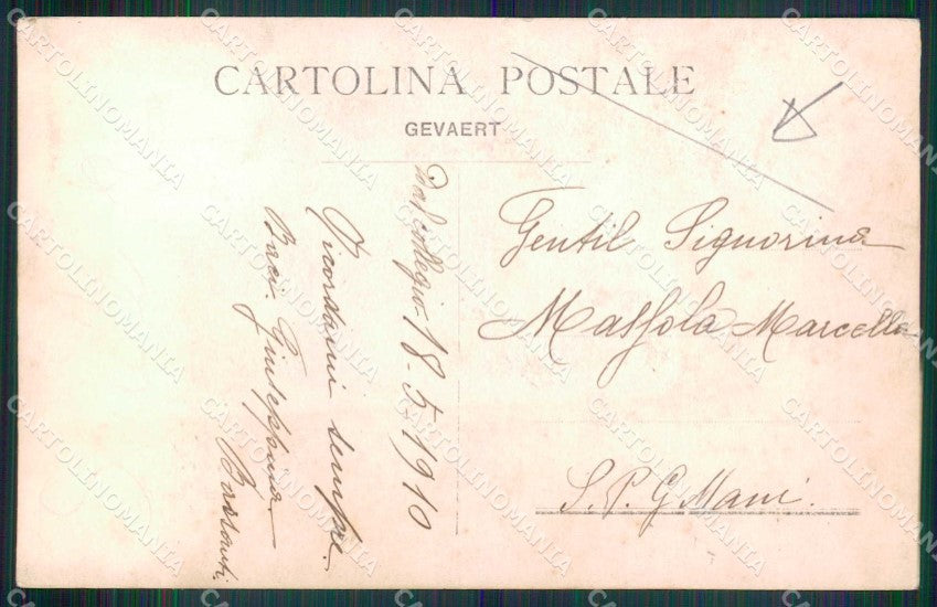 Torino Città Istituto Nazionale Figlie Militari PIEGA Foto cartolina MZ9507 – retro