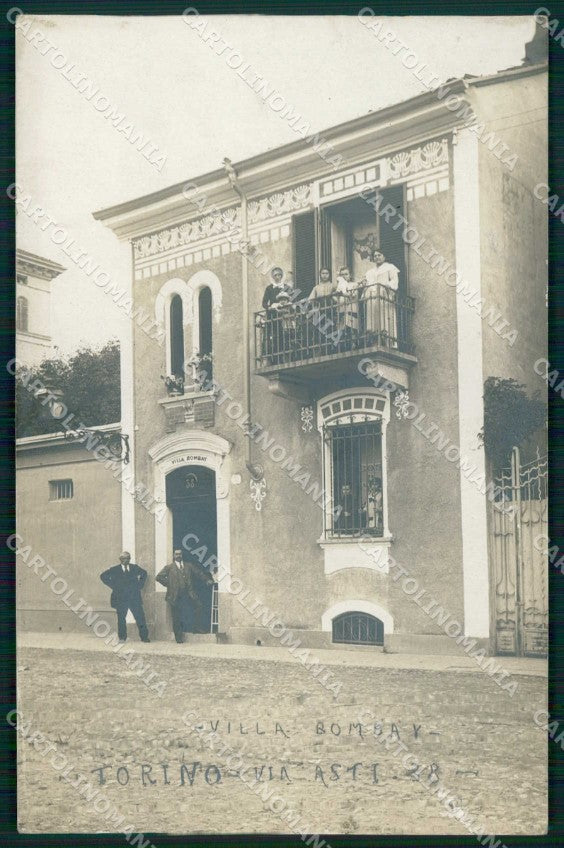 Torino Città Villa Bombay via Asti Foto cartolina MZ9508 – fronte