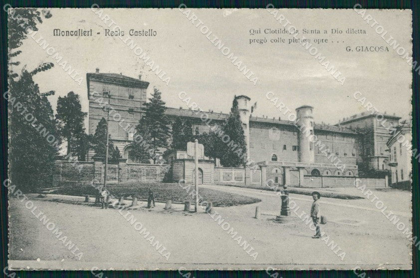 Torino Moncalieri Castello Reale Giacosa cartolina MZ9524 – fronte
