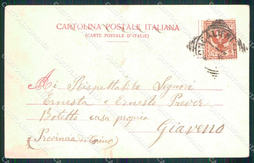 Torino Moncalieri Saluto da Castel Vecchio Antica Fortezza cartolina MZ9536 – retro