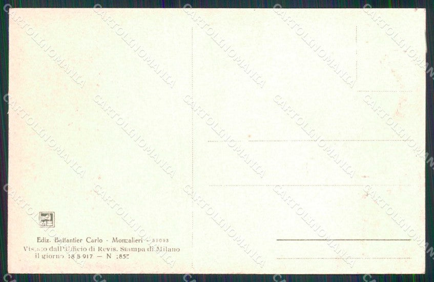 Torino Moncalieri Piazza Vittorio Emanuele II cartolina MZ9541 – retro