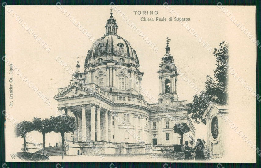 Torino Città Superga Chiesa Reale Trenkler cartolina MZ9569 – fronte