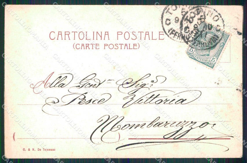 Torino Città Superga Tomba Reali d'Italia cartolina MZ9573 – retro