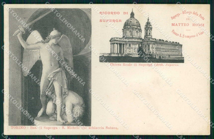 Torino Città Ricordo di Superga Chiesa Reale cartolina MZ9578 – fronte