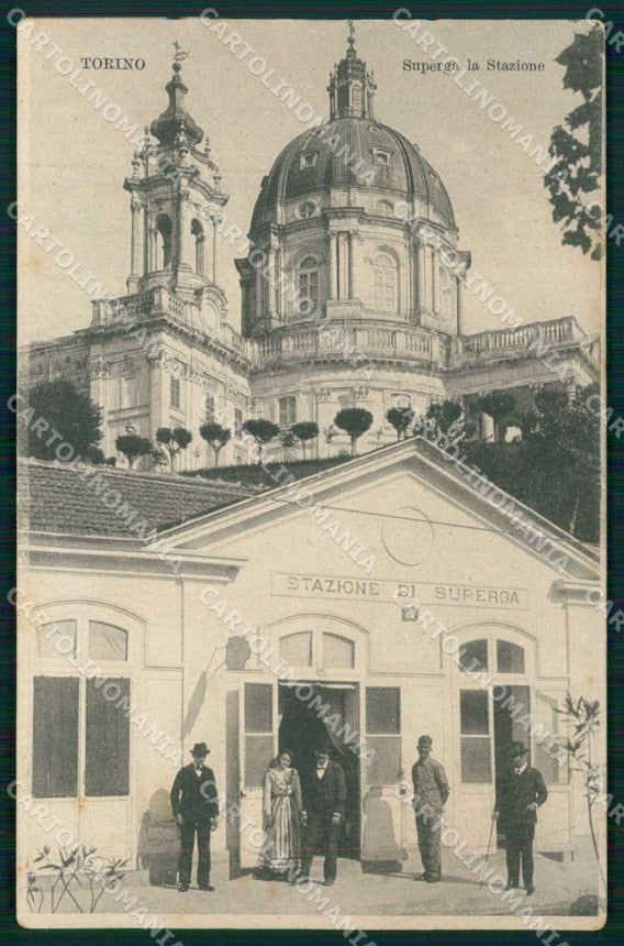 Torino Città Superga Basilica Stazione cartolina MZ9580 – fronte