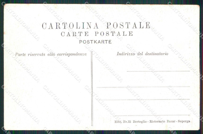 Torino Città Superga Basilica Stazione cartolina MZ9580 – retro