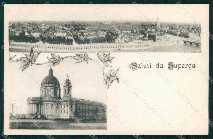 Torino Città Saluti da Superga Basilica cartolina MZ9585 – fronte