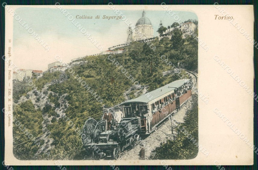 Torino Città Superga Collina Funicolare cartolina MZ9587 – fronte