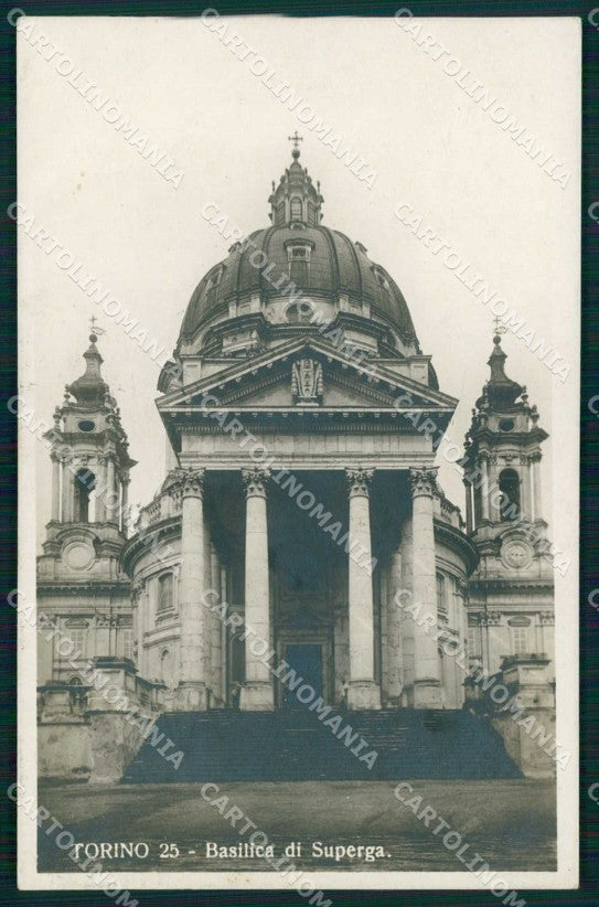 Torino Città Superga Basilica Foto cartolina MZ9609 – fronte