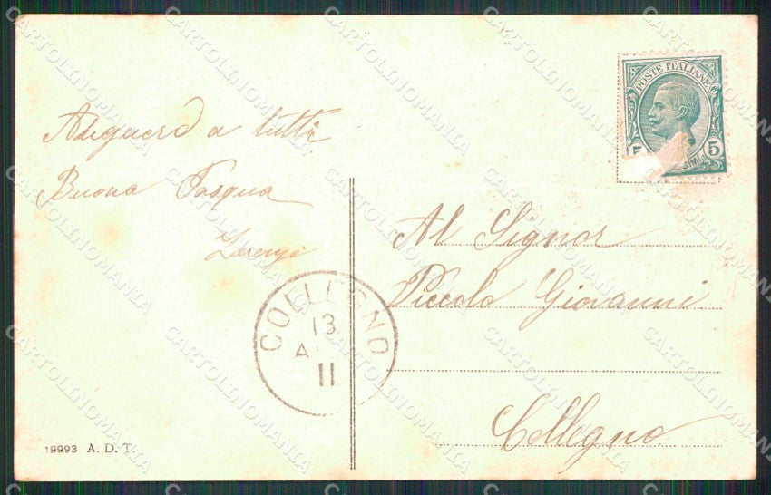 Torino Città Stupinigi Castello Vecchio cartolina MZ9623 – retro