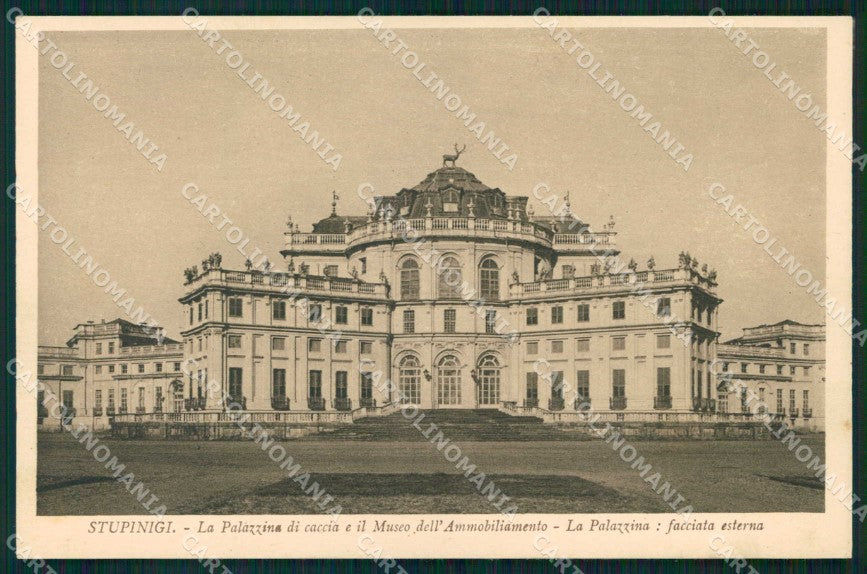 Torino Città Stupinigi Palazzina Caccia Museo Ammobiliamento cartolina MZ9627 – fronte