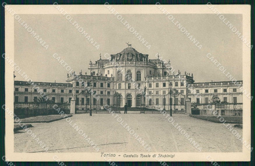 Torino Città Stupinigi Castello Reale Brunner 10 156 cartolina MZ9629 – fronte