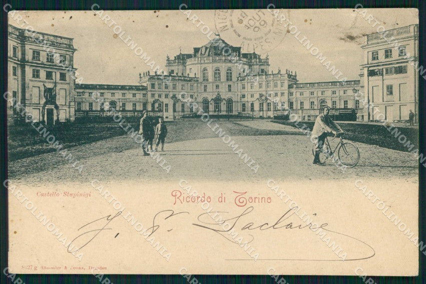 Torino Città Ricordo di Stupinigi Castel Rommler 8427 STRAPPINO cartolina MZ9630 – fronte