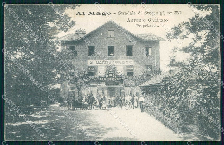 Torino Città Stupinigi Stradale Birreria al Mago cartolina MZ9636 – fronte