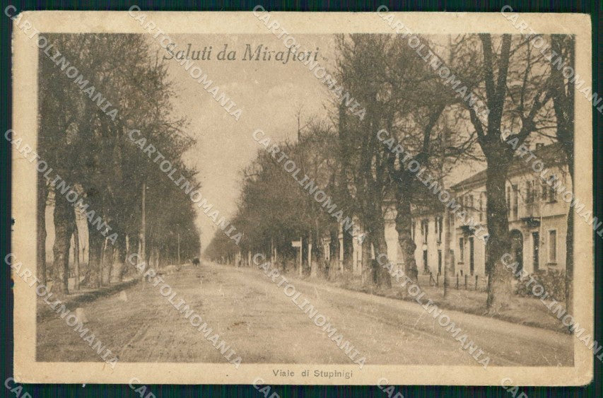 Torino Città Saluti da Mirafiori Viale Stupinigi cartolina MZ9645 – fronte