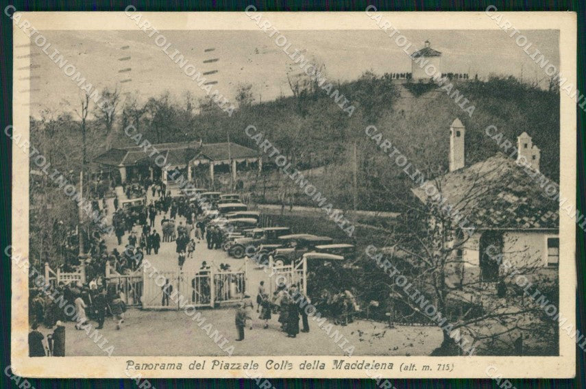 Torino Città Colle Maddalena Veduta Piazzale cartolina MZ9663 – fronte