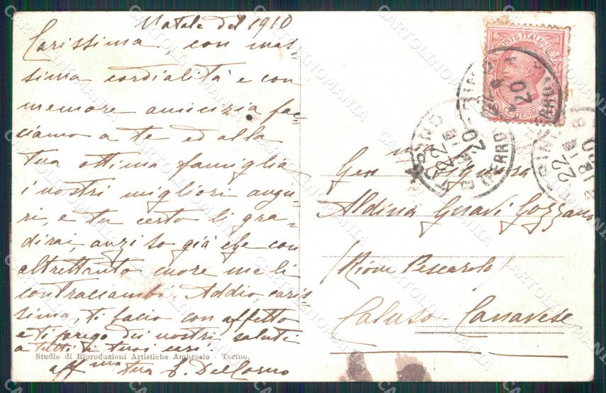 Torino Città Cavoretto Villa del Corno cartolina MZ9669 – retro