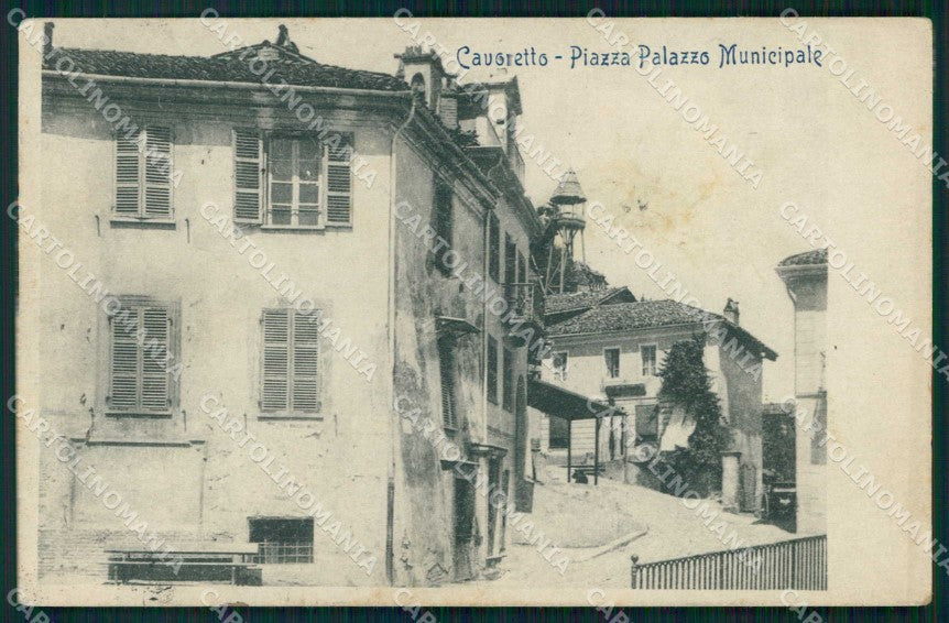 Torino Città Cavoretto Piazza Palazzo Municipale cartolina MZ9672 – fronte
