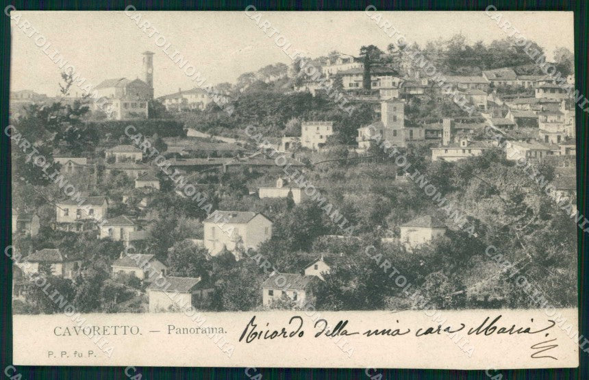 Torino Città Cavoretto Panorama cartolina MZ9677 – fronte