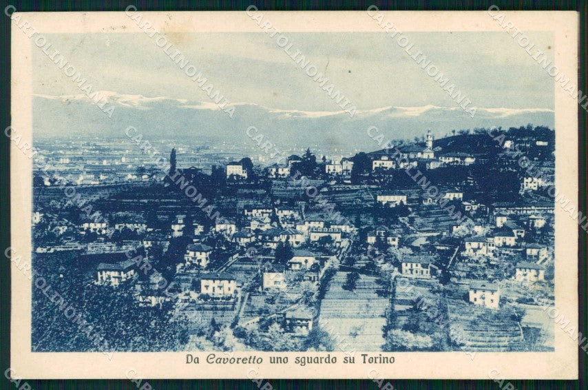 Torino Città Cavoretto Panorama cartolina MZ9684 – fronte