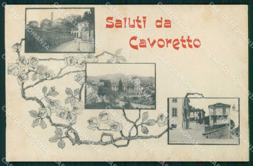 Torino Città Saluti da Cavoretto cartolina MZ9685 – fronte