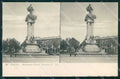 Torino Città Monumento Vittorio Emanuele II Stereoview cartolina MZ9693 – fronte