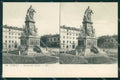 Torino Città Monumento Cavour Stereoview cartolina MZ9694 – fronte