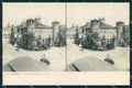 Torino Città Palazzo Madama Tram Stereoview cartolina MZ9703 – fronte