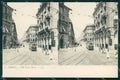 Torino Città Via Pietro Micca Tram Stereoview cartolina MZ9704 – fronte