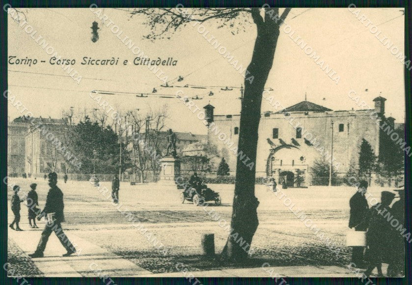 Torino Città Corso Siccardi Cittadella Castaldo RIPRODUZIONE cartolina MZ9713 – fronte