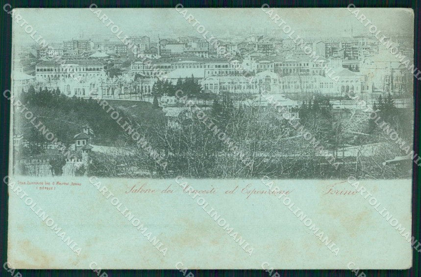 Torino Città Expo Fine Ottocento Salone Concerti PIEGA cartolina MZ9731 – fronte
