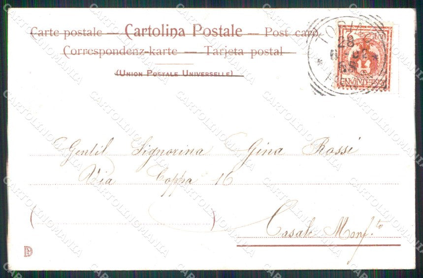 Torino Città Expo Primi Novecento Concorso Musica Dalbesio cartolina MZ9739 – retro