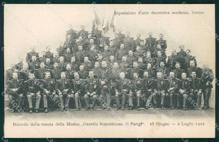 Torino Città Esposizione Arte Guardia Republicana Parigi cartolina MZ9748 – fronte