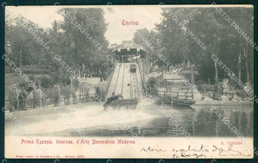 Torino Città Esposizione Arte Taboga Modiano 4907 cartolina MZ9754 – fronte