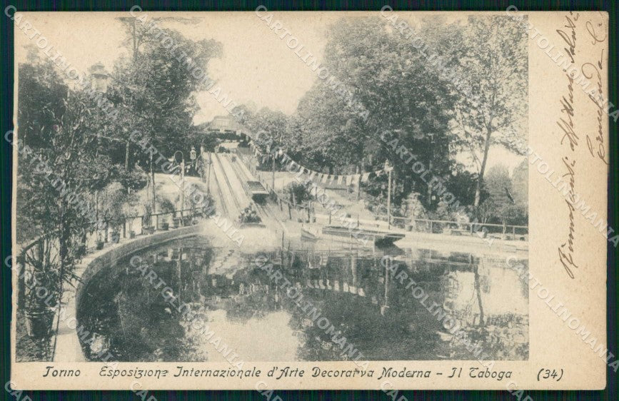Torino Città Esposizione Arte Grande Attrazione Taboga cartolina MZ9755 – fronte