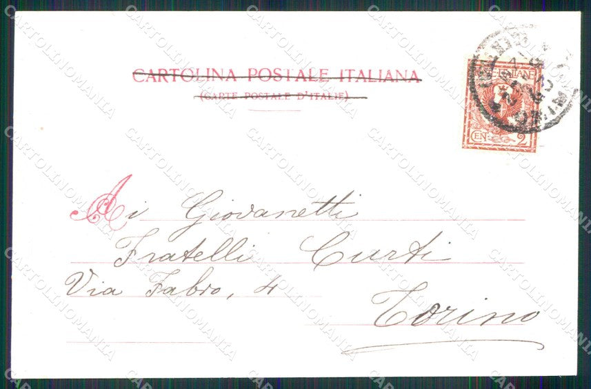 Torino Città Esposizione Arte Galleria Principale Modiano 4840 cartolina MZ9804 – retro