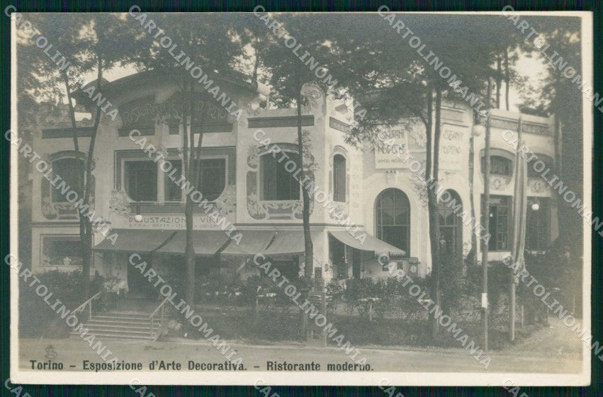 Torino Città Esposizione Arte Ristorante Moderno Foto cartolina MZ9822 – fronte