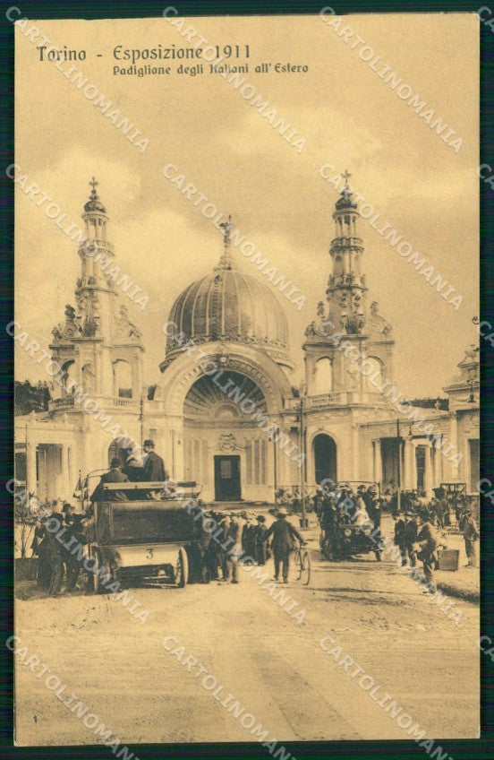 Torino Città Esposizione Padiglione Italiani all'Estero cartolina MZ9840 – fronte