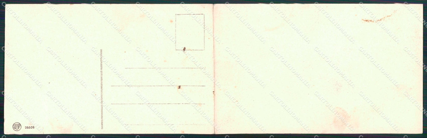 Torino Città Esposizione Riva Destra Battello Doppia cartolina MZ9842 – retro