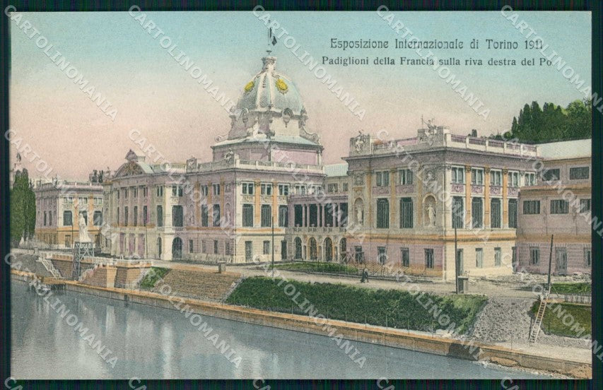 Torino Città Esposizione Padiglioni Francia Alterocca 12405 cartolina MZ9845 – fronte