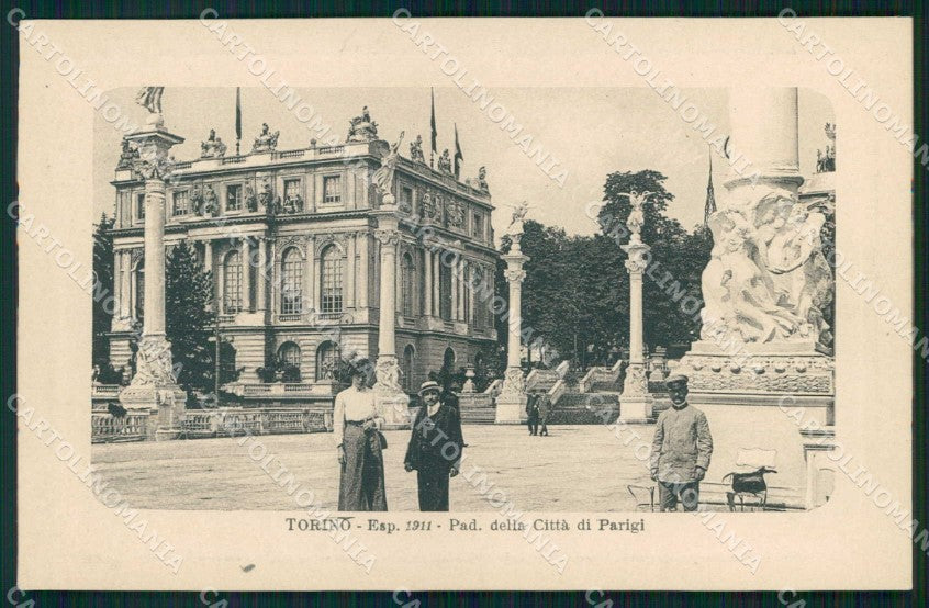 Torino Città Esposizione Padiglione Città di Parigi cartolina MZ9850 – fronte