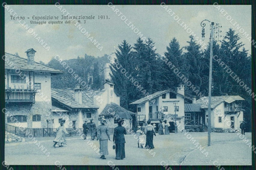 Torino Città Esposizione Villaggio Alpestre Brunner 12303 cartolina MZ9855 – fronte