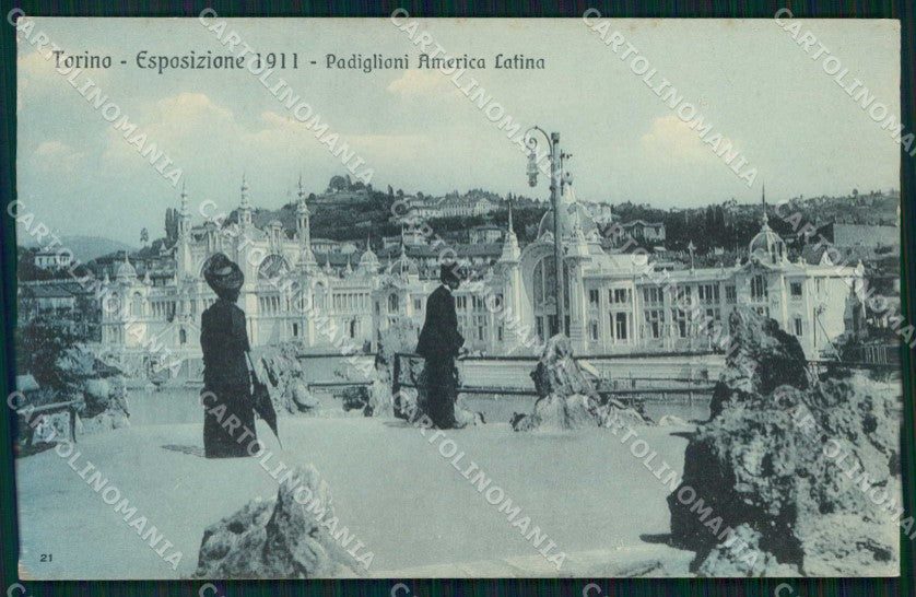Torino Città Esposizione Padiglioni America Latina cartolina MZ9858 – fronte
